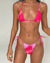 Image of Pami Bikini Top in Pink Watercolour