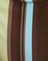 Brown and Blue Linear Stripe with Beads