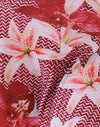 Zig Zag Lily Burgundy