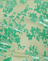Floral Flock Green and Blue