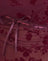 Botanical Flocked Maroon