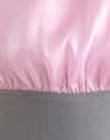 Satin Organza Pink with Grey Contrast
