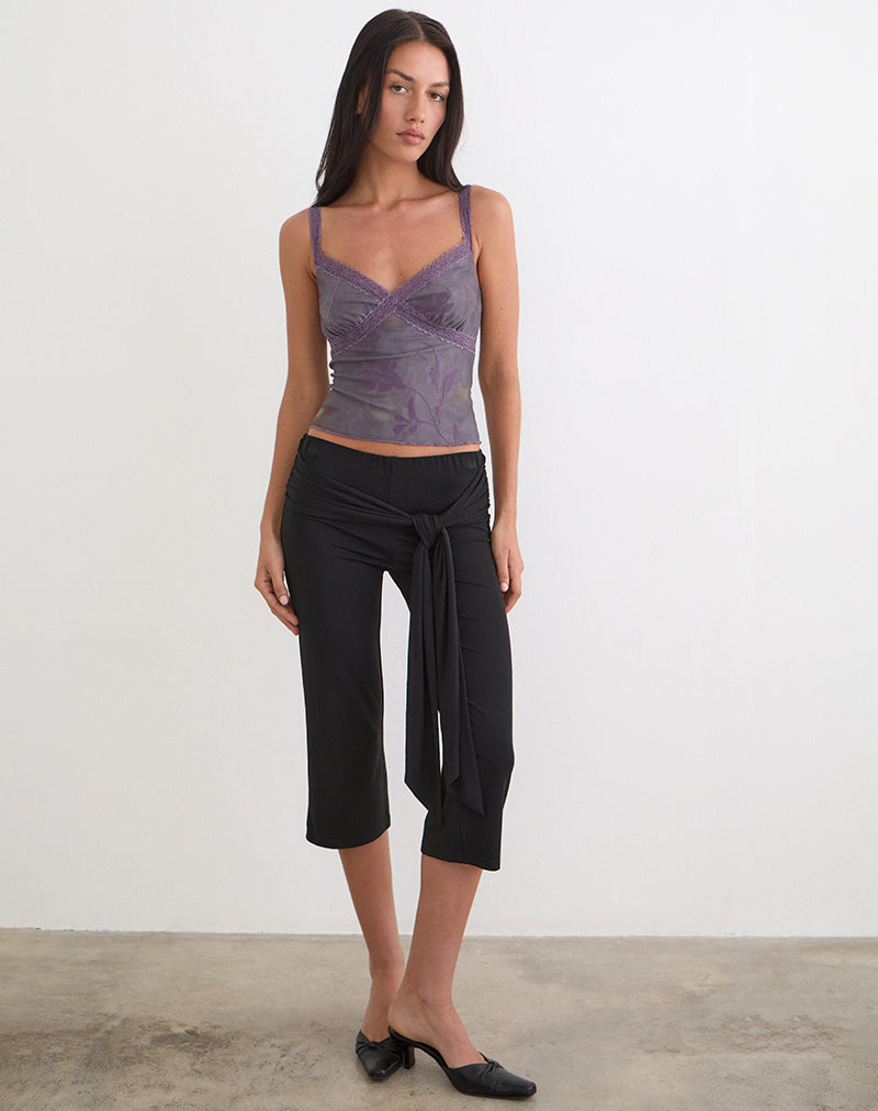 Image of Rasa Cami Top in Flare Flower Purple