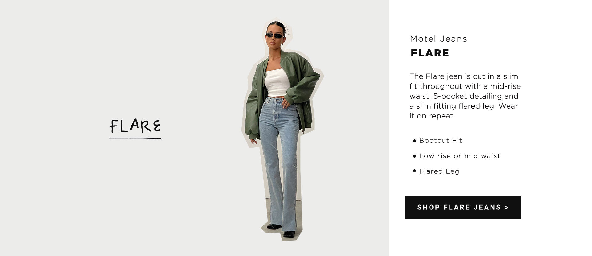 FLARE JEANS