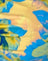 blue watercolour floral