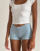 Image of Ritulia Short in Powder Blue XO Heart Print