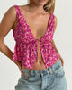 Image of Rolia Cami Top in Ditsy Floral Pink