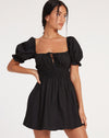 image of Rosmilly Mini Dress in Black