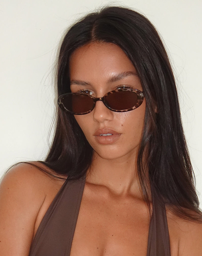 Silveta Sunglasses in Opaque Tortoise Shell