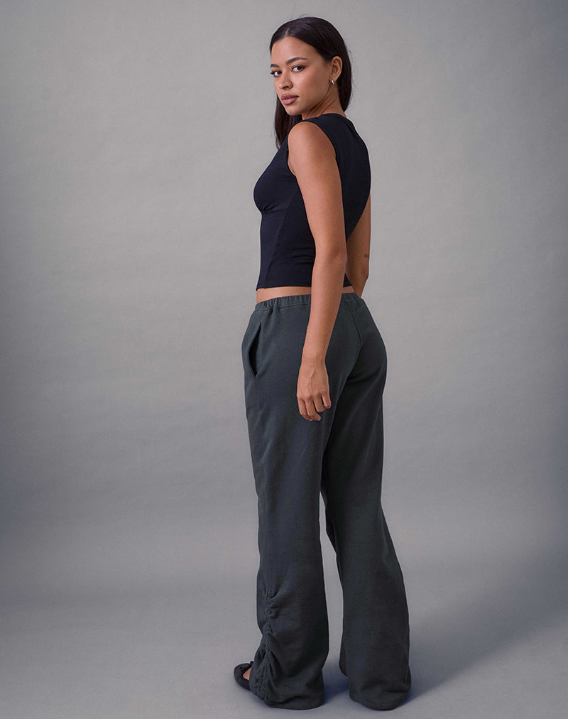 Image of Rylan Ruched Jogger in Beluga Grey