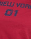 Adrenaline Red with Blue New York Print