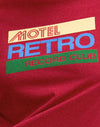 Adrenaline Red with Motel Retro Club Motif