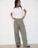 Image of Sakira Tailored Trouser in Khaki Grey