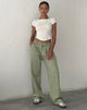 Image of Satria Extra Wide Trouser in Sage