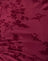  Flocked Botanical Flower Maroon