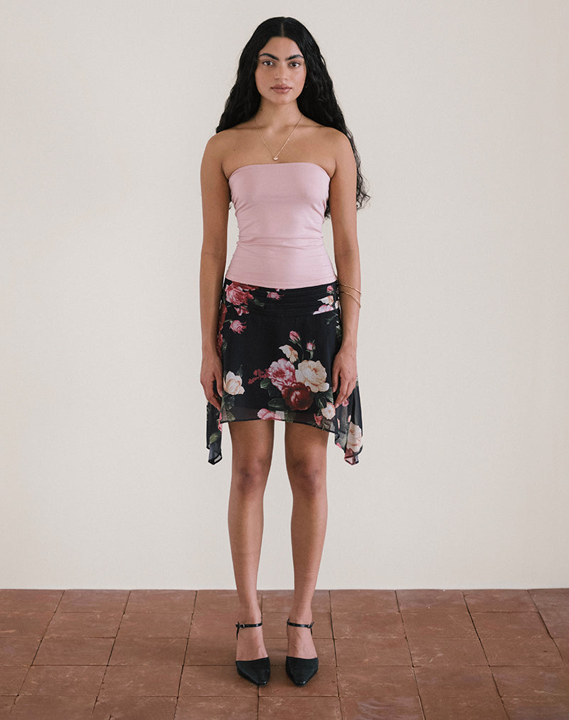 Image of Tyler Skirt in Renaissance Rose Black