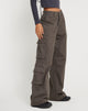 image of Shan Wide Leg Trouser in Dark Grey