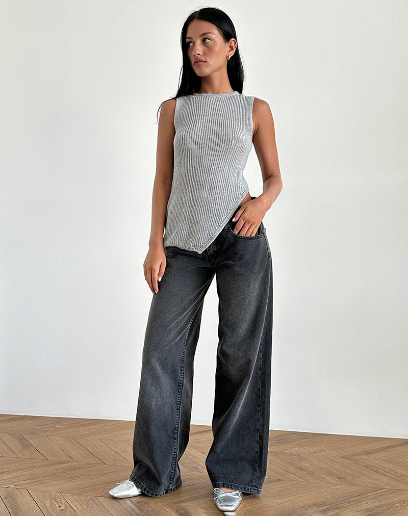 image of Shartina Tank Top in Grey Knit