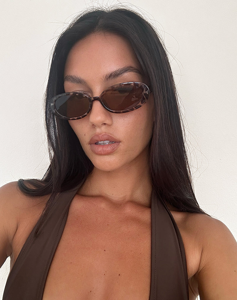 Image of Silveta Sunglasses in Opaque Tortoise Shell