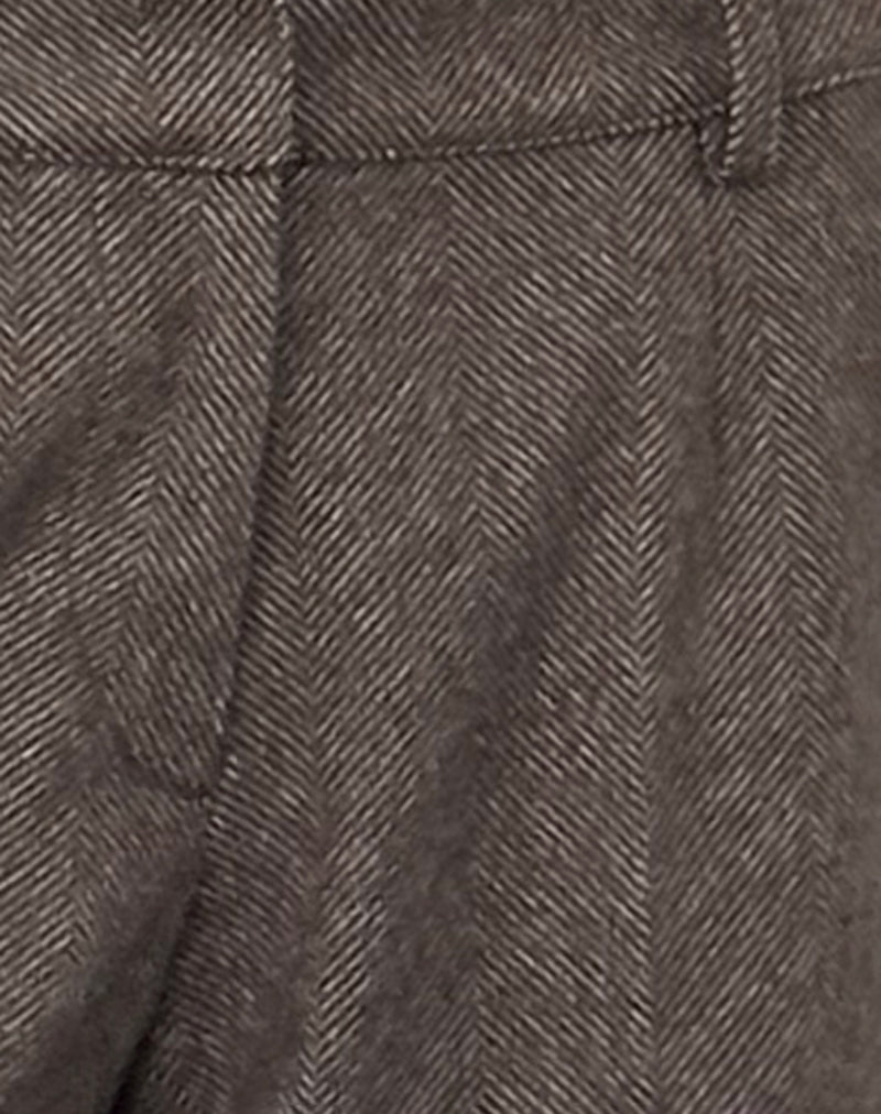 Saul Cargo Trouser in Dark Brown