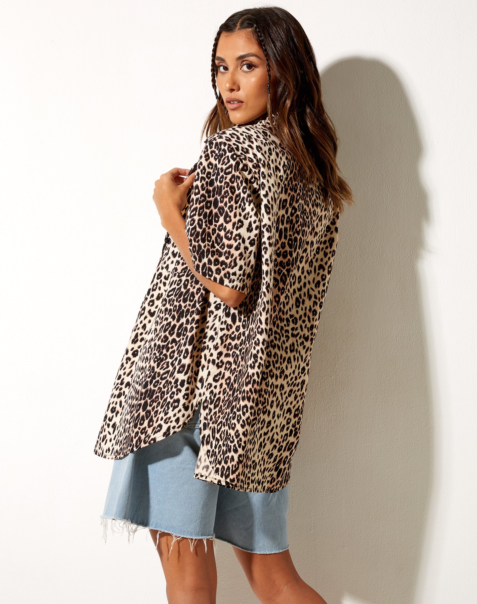 Image of Smith Short Sleeve Shirt in True Leopard