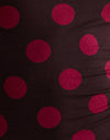 Brown with Big Polka Red