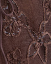 Sequin Knit Dark Brown