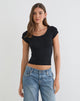 Image of Sumala Tee in Thick Rib Black