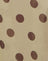 Yellow with Irregular Polka Brown