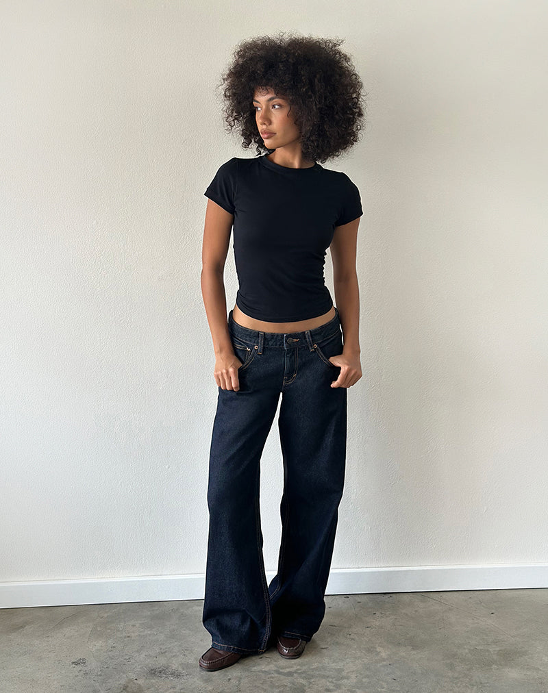 Image of Sutin Tee in Black
