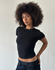 Image of Sutin Tee in Black