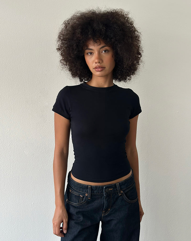 Image of Sutin Tee in Black