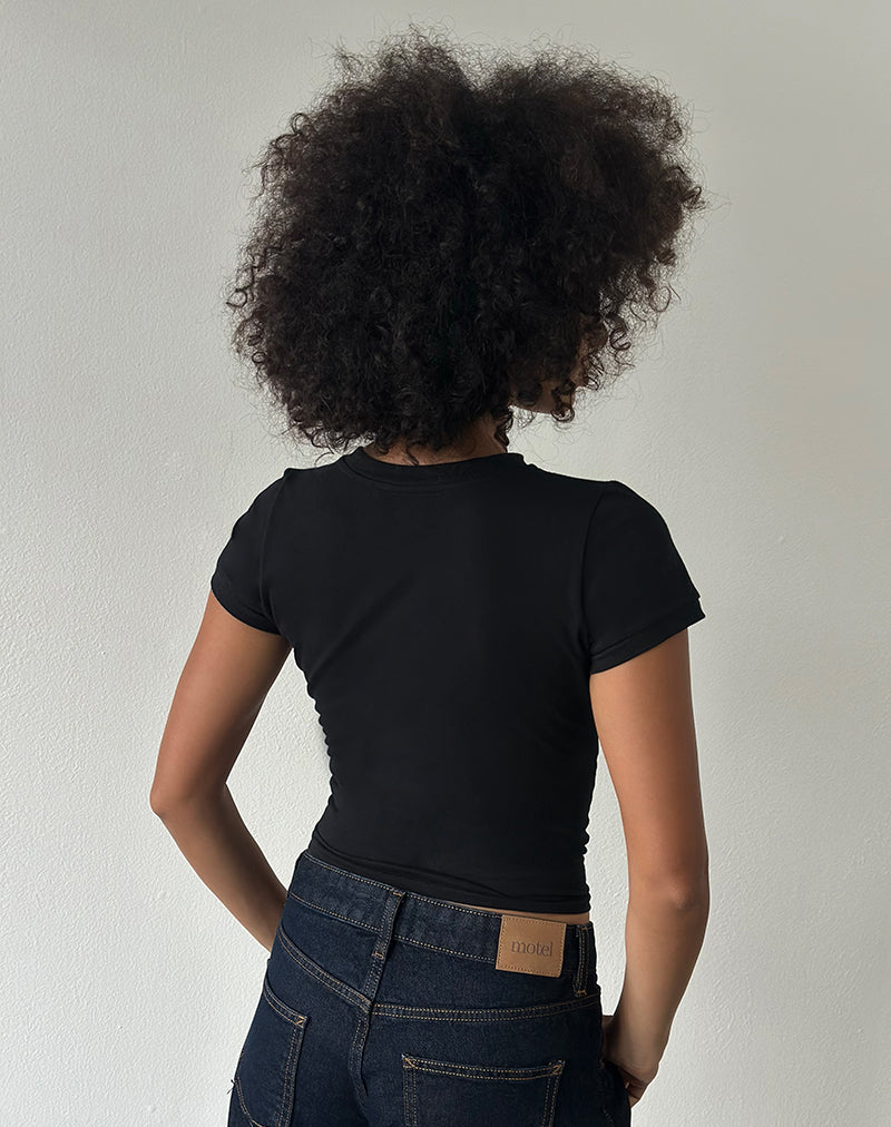 Image of Sutin Tee in Black