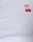  White with Red Cherry Embroidery