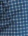 Navy Tartan Poplin