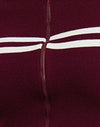 Maroon with White Stripe