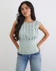 Image of Tapasya Top in Shimmer Lurex Mint Green
