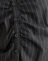 Mono Pinstripe Grey
