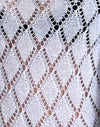 metallic knit silver