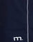 Navy with White Piping with M Emb