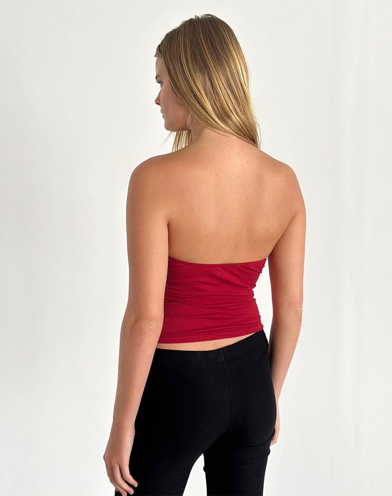 Image of Tifose Twist Front Top in Adrenaline Red