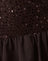 Ruffle Sequin Brown
