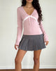 image of Tirzah Brushed Knit Top in Pink