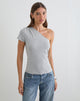 Image of Tokiki One Shoulder Top in Jersey Misty