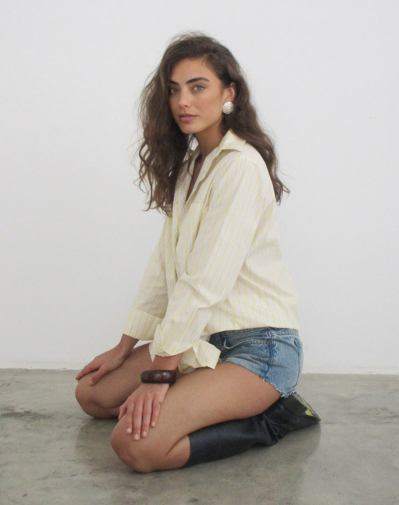 Turner Shirt in Candy Stripe Yellow