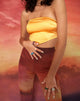 Image of Nolda Crop Top in Satin Tangerine