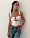 Image of Ulani Crop Top in Ivory