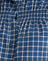 navy tartan poplin