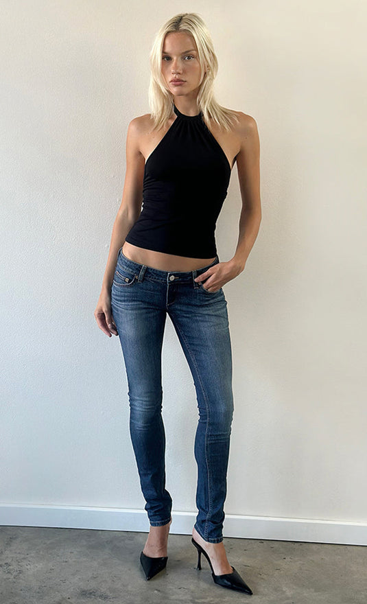 Ultra Low Rise Stretch Skinny