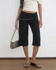 Imaege of Oren Capri Trousers in Black with Studs